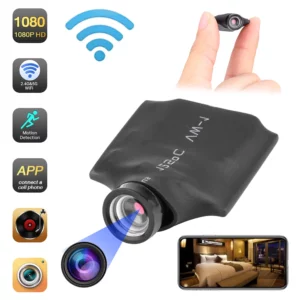 HD 1080P Anti-theft Mini WiFi Camera Motion Detection 120° Wide Angle Baby Monitor Home Security P2P Camcorder Remote View